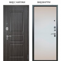 Люкс АС / Сабина Дуб филадельфия графит / Под покраску