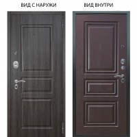 Люкс АС / Сабина Дуб филадельфия графит / Скиф Горький шоколад