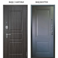 Люкс АС / Сабина Дуб филадельфия графит / Соло Антрацит