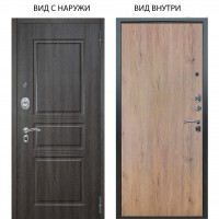 Люкс АС / Сабина Дуб филадельфия графит / Элегант Рустик соломенный