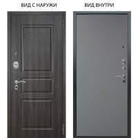 Люкс АС / Сабина Дуб филадельфия графит / Элегант Силк маус