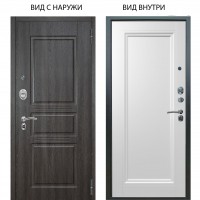 Люкс АС / Сабина Дуб филадельфия графит / Анастасия 1 Белый снег