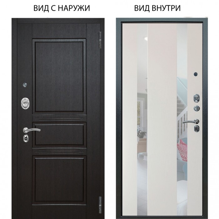 Люкс АС / Сабина Венге / Дуэт Белое дерево вставки Николь