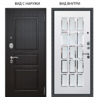 Люкс АС / Сабина Венге / Мэрелин Софт милк зеркало с фацетом и пескоструем