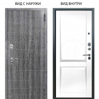 Люкс АС / Техно Дуб филадельфия графит / Ариана Белая эмаль