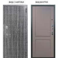 Люкс АС / Техно Дуб филадельфия графит / Ариана Серая эмаль