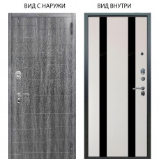 Люкс АС / Техно Дуб филадельфия графит / Дуэт Белое дерево вставки Кензо