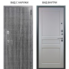 Люкс АС / Техно Дуб филадельфия графит / Каролина Белая эмаль