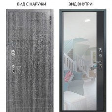 Люкс АС / Техно Дуб филадельфия графит / Магнум Черный софт
