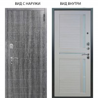 Люкс АС / Техно Дуб филадельфия графит / Мирра Белая лиственница