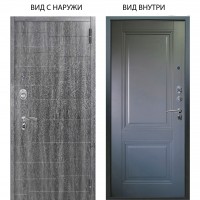 Люкс АС / Техно Дуб филадельфия графит / Соло Антрацит