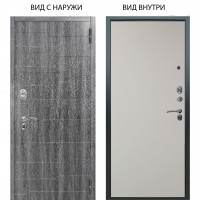 Люкс АС / Техно Дуб филадельфия графит / Элегант Софт милк