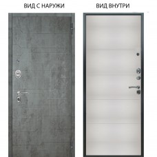 Люкс АС / Техно Темный бетон / Агат Вельвет белый горизонт