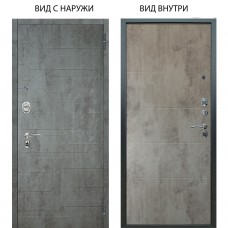 Люкс АС / Техно Темный бетон / Агат Светлый бетон