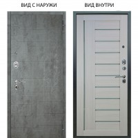 Люкс АС / Техно Темный бетон / Диана Белая лиственница