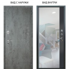 Люкс АС / Техно Темный бетон / Магнум Черный софт