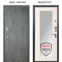 Люкс АС / Техно Темный бетон / Милли Ларче светлый