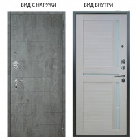 Люкс АС / Техно Темный бетон / Мирра Белая лиственница