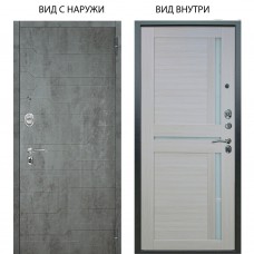Люкс АС / Техно Темный бетон / Мирра Белая лиственница