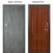Люкс АС / Техно Темный бетон / Мишель Дуб рустикальный
