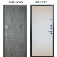 Люкс АС / Техно Темный бетон / Под покраску