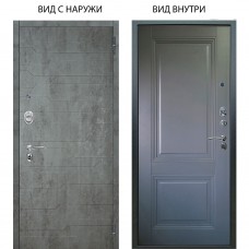 Люкс АС / Техно Темный бетон / Соло Антрацит