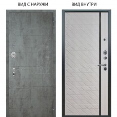 Люкс АС / Техно Темный бетон / Тори Софт милк