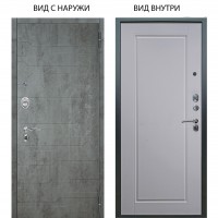 Люкс АС / Техно Темный бетон / Тревор Софт милк