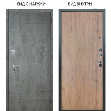 Люкс АС / Техно Темный бетон / Элегант Рустик соломенный