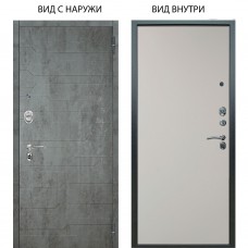 Люкс АС / Техно Темный бетон / Элегант Софт милк