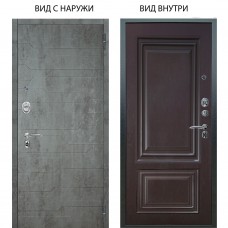 Люкс АС / Техно Темный бетон / Элион Горький шоколад