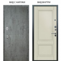 Люкс АС / Техно Темный бетон / Анастасия 2 Ваниль винил