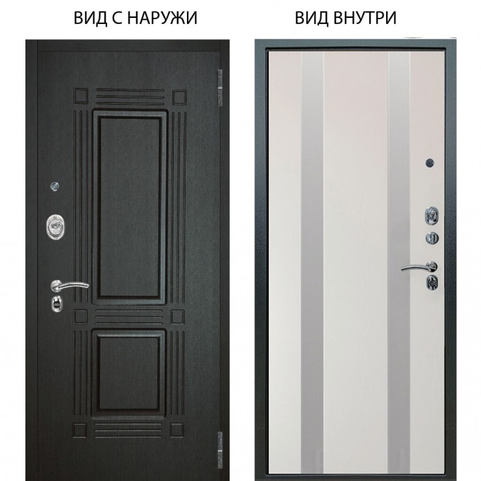 Люкс АС / Триумф Венге / Дуэт Белое дерево вставки Изабель