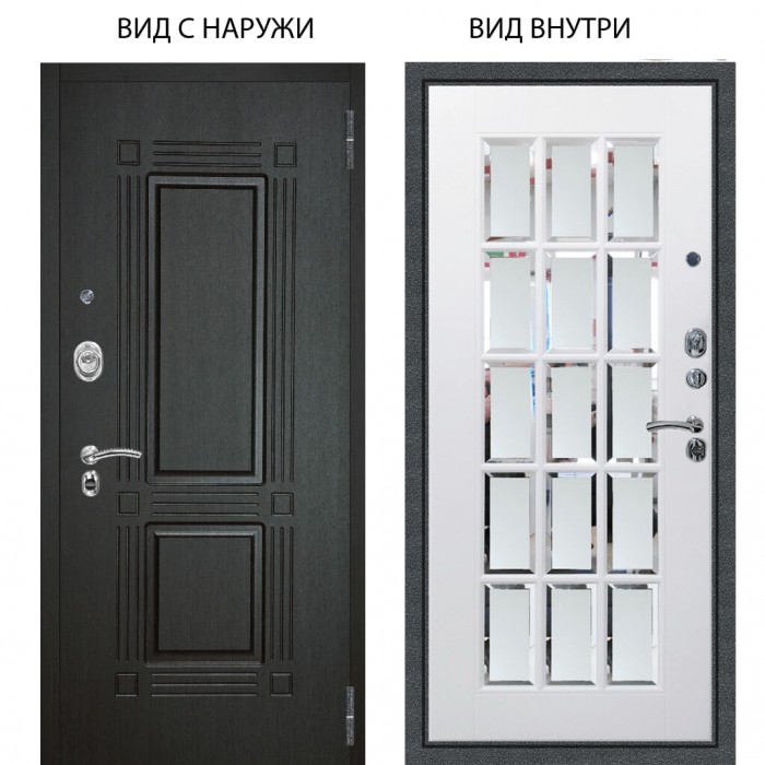 Люкс АС / Триумф Венге / Мэрелин Софт милк зеркало с фацетом и пескоструем