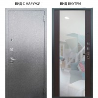 Люкс про 3К металл Антик серебро / Вояж Венге