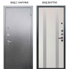 Люкс про 3К металл Антик серебро / Дуэт Белое дерево вставки Изабель