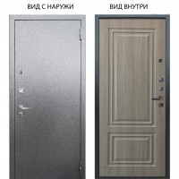 Люкс про 3К металл Антик серебро / Элион Дуб филадельфия крем