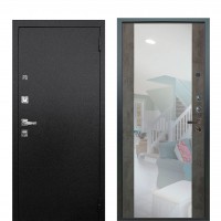 Люкс про 3К металл Черный шелк / Вояж Светлый бетон