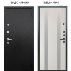 Люкс про 3К металл Черный шелк / Дуэт Белое дерево вставки Изабель