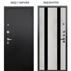 Люкс про 3К металл Черный шелк / Дуэт Белое дерево вставки Кензо
