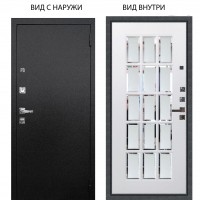 Люкс про 3К металл Черный шелк / Мэрелин Софт милк зеркало с фацетом и пескоструем