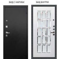 Люкс про 3К металл Черный шелк / Мэрелин Софт милк зеркало с фацетом и пескоструем