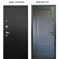 Люкс про 3К металл Черный шелк / Соло Антрацит