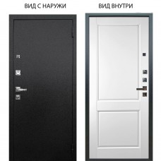 Люкс про 3К металл Черный шелк / Соренто Белая эмаль