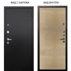 Люкс про 3К металл Черный шелк / Элегант Дорс светлый горизонт