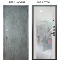 Люкс про 3К / Агат Темный бетон / Вояж Белое дерево