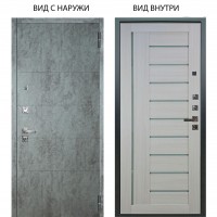 Люкс про 3К / Агат Темный бетон / Диана Белая лиственница