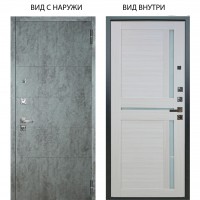 Люкс про 3К / Агат Темный бетон / Мирра Белая лиственница