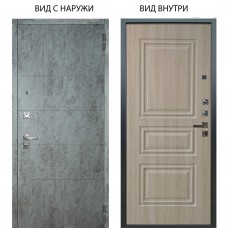 Люкс про 3К / Агат Темный бетон / Скиф Дуб филадельфия крем