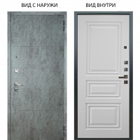 Люкс про 3К / Агат Темный бетон / Скиф Софт милк